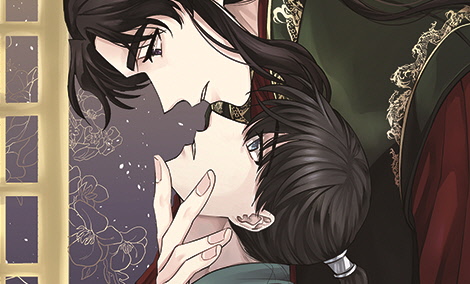 등불 아래 꽃 [스크롤]